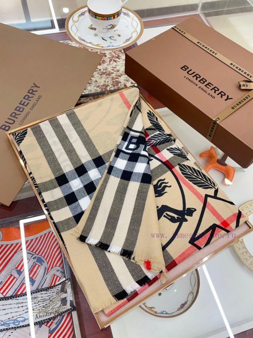 Burberry printed cashmere long scarf ️ recommended for palace level official use ️ latest clyyjh4zkf - Image 5