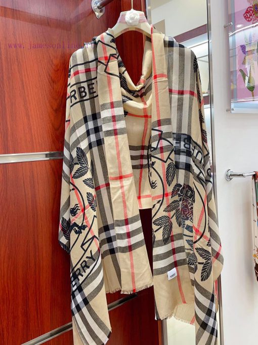 Burberry printed cashmere long scarf ️ recommended for palace level official use ️ latest clyyjh4zkf - Image 7