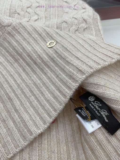 Loro Piana Beef LP Knitted Neck Hoodie is both a neck and a hat, with an elastic band designha5q7zeg - Image 8