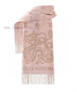 Exclusive the Year of the Loong Oat Powder LV Scarf LV letters and Chanruo Jewelry Monogram 9kfkutzc