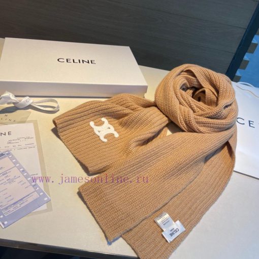 CELINE Classic Cashmere Scarf, come with a hard item In terms of the arrangement of Ma Liu Tzfsbdpxa - Image 7