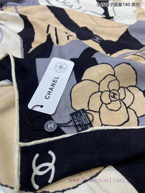 The new Chanel hat pattern 140 cashmere square scarf is highly recommended by VIPs. You must01exsb8t - Image 10