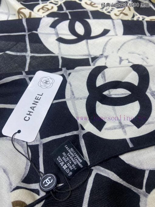 The new Xiangjia Classic Camellia Cashmere 90 Double sided Same color Printed Cashmere Squardnn4shl1 - Image 10