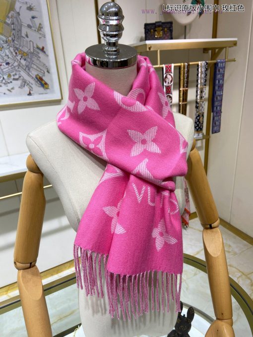 High end customized Louis Vuitton L logo original small scarf original 11 customization, Thekvv6zazf - Image 9