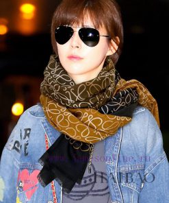 Luoyiwei LW gradient logo long scarf is very lucky to have obtained something from this bran84f5y3yk