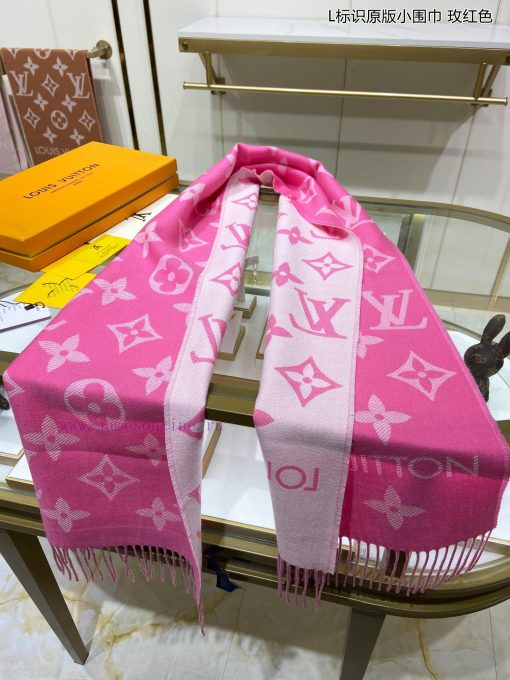 High end customized Louis Vuitton L logo original small scarf original 11 customization, Thekvv6zazf - Image 13