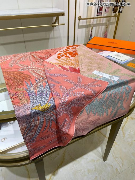 The new cashmere style is recommended to be a painter's garden double-sided 140 cashmere squ6cn0ins7 - Image 9