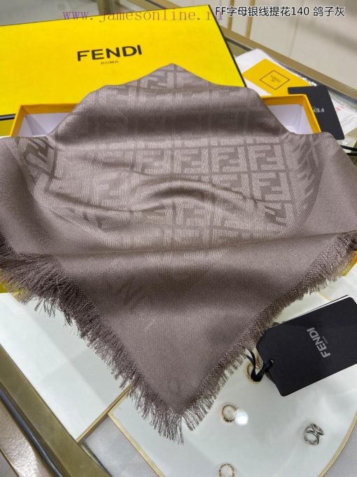 The newly released scarf will shine brightly, and the new customer supplied silver thread cal0y8by70 - Image 6