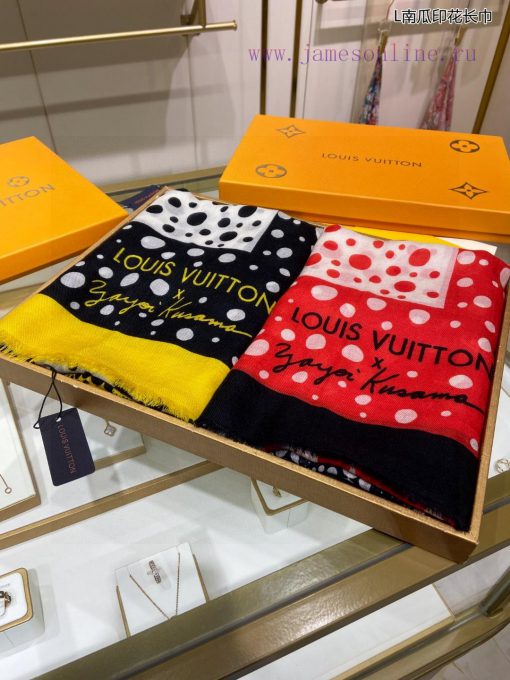 It's on the beef market now ‼ Sincere praise ‼L Pumpkin printed cashmere scarf, NxYKIncv Dosxe4gmv5x - Image 3