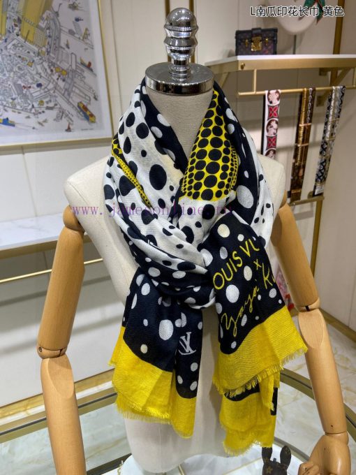 It's on the beef market now ‼ Sincere praise ‼L Pumpkin printed cashmere scarf, NxYKIncv Dosxe4gmv5x - Image 6