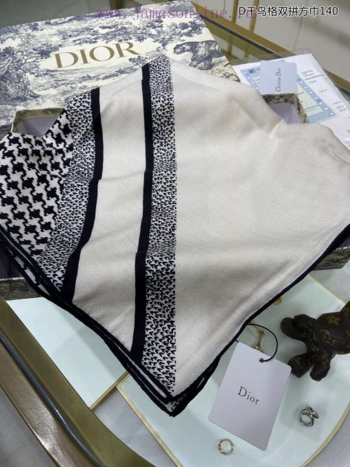 The new cashmere model is said to look good and recommended. D Qianniao grid double splicingh4l8q8jw - Image 4