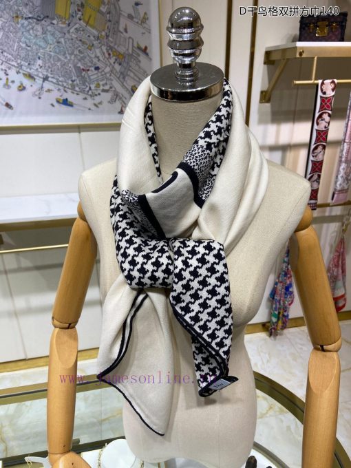 The new cashmere model is said to look good and recommended. D Qianniao grid double splicingh4l8q8jw - Image 7