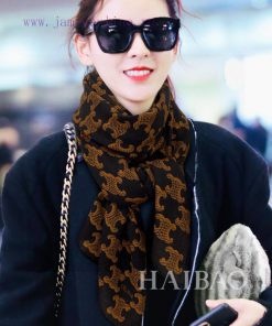 The new Celine CL logo cashmere long scarf is highly recommended for VIP customers. You mustr52y14ro