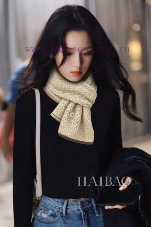 New Loro Piana Beef LP Cross Knitted Multi functional Scarf, can be wrapped as you want, low1zzx2ofb - Image 2
