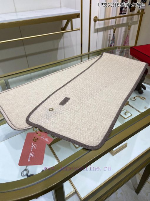 New Loro Piana Beef LP Cross Knitted Multi functional Scarf, can be wrapped as you want, low1zzx2ofb - Image 5