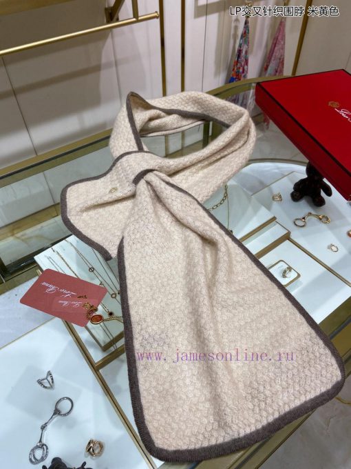 New Loro Piana Beef LP Cross Knitted Multi functional Scarf, can be wrapped as you want, low1zzx2ofb - Image 6