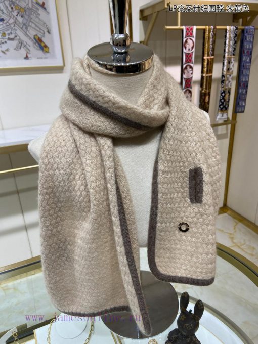 New Loro Piana Beef LP Cross Knitted Multi functional Scarf, can be wrapped as you want, low1zzx2ofb - Image 9