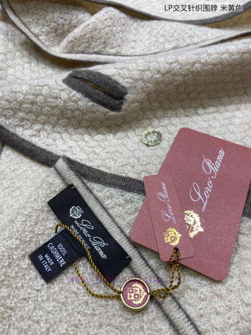 New Loro Piana Beef LP Cross Knitted Multi functional Scarf, can be wrapped as you want, low1zzx2ofb - Image 11