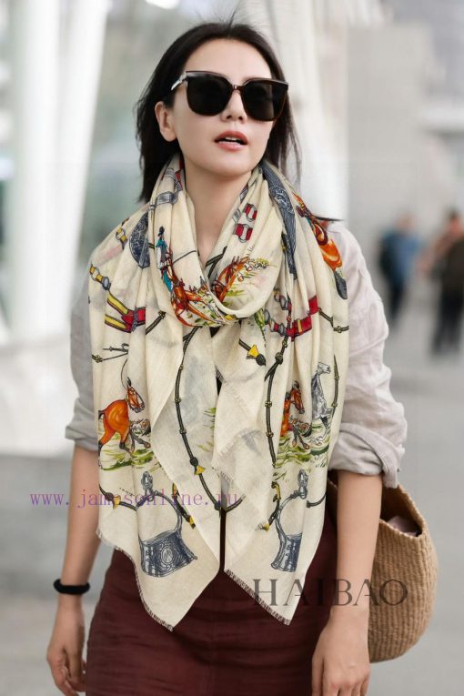 Cashmere long scarf synchronized with genuine praise for the grassland style long scarf of Lgu4dmfe9 - Image 2