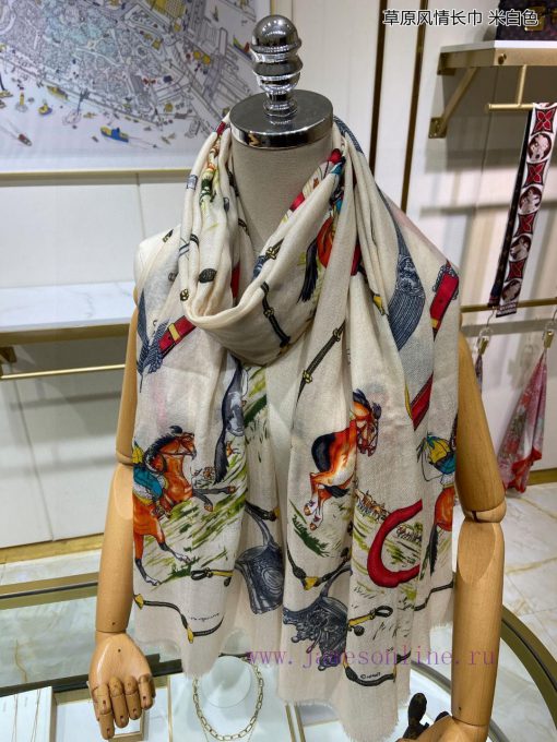Cashmere long scarf synchronized with genuine praise for the grassland style long scarf of Lgu4dmfe9 - Image 6