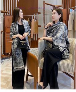 Dior high-end seriesColor woven jacquard long scarf 70 * 200 long scarfSimple and easy to map98xq495