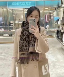 𝑭𝒆𝒏𝒅𝒊𝟮𝟯 Autumn/Winter New ProductsWool and cashmere scarves80% wool, 20% cashmereWool yarn ak40cdqho