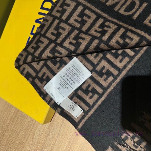 𝑭𝒆𝒏𝒅𝒊𝟮𝟯 Autumn/Winter New ProductsWool and cashmere scarves80% wool, 20% cashmereWool yarn ak40cdqho - Image 5
