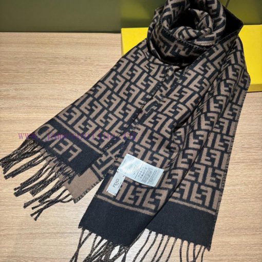 𝑭𝒆𝒏𝒅𝒊𝟮𝟯 Autumn/Winter New ProductsWool and cashmere scarves80% wool, 20% cashmereWool yarn ak40cdqho - Image 8