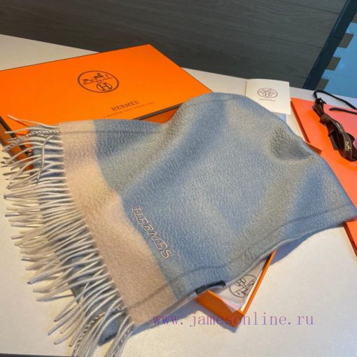 Don't miss out if you like cashmereHermes Double sided Goat Velvet Water Ripple Solid Color ogpy4ckf - Image 6