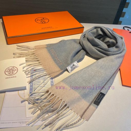 Don't miss out if you like cashmereHermes Double sided Goat Velvet Water Ripple Solid Color ogpy4ckf - Image 7