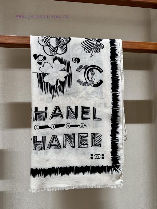 Unparalleled New ReleaseChanel 2023C Black and White Always Classic65 * 185 double-sided samxpmec1ep - Image 3