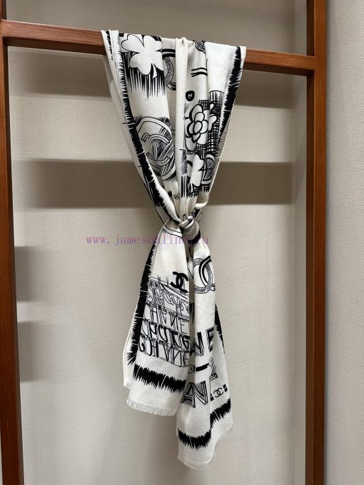Unparalleled New ReleaseChanel 2023C Black and White Always Classic65 * 185 double-sided samxpmec1ep - Image 5