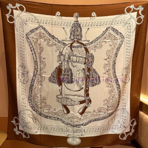 High definition double-sided same colorHermes' unique color matching golden brown and brown 2vzjff3d - Image 10