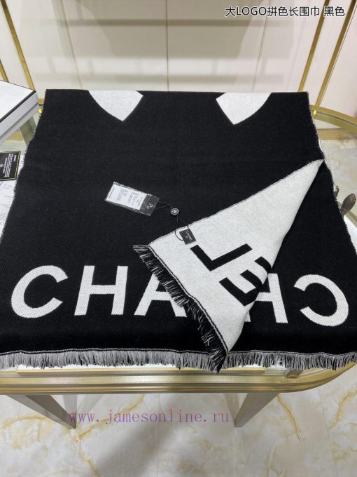 Xinmei flipped over [tears]. The large logo color blocked long scarf is a must-have for the fwapwl35 - Image 7