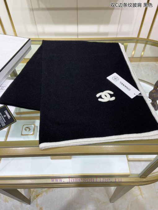Fragrant New Double C-Edge Striped Shawl Cashmere Long Scarf Beautiful [Tears] Royal Palace x31d444u - Image 4