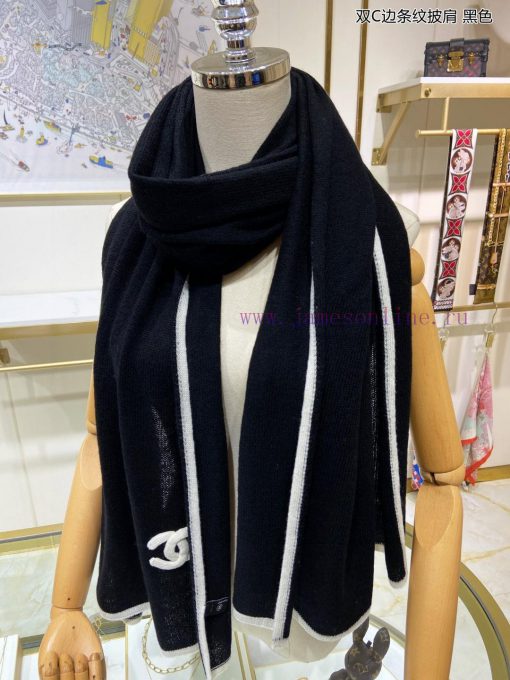 Fragrant New Double C-Edge Striped Shawl Cashmere Long Scarf Beautiful [Tears] Royal Palace x31d444u - Image 6