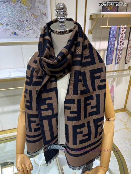 Hot Outage King Series Large FF Pattern Long Scarves The hottest scarves on the Internet arekoj9as70 - Image 8