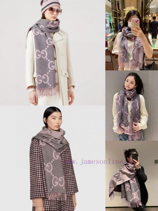 The new G family's new GG letter logo double-sided long scarf is so beautiful [tearful]. It t2uxmhgg - Image 2