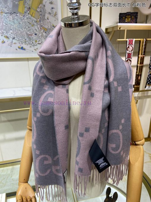 The new G family's new GG letter logo double-sided long scarf is so beautiful [tearful]. It t2uxmhgg - Image 7