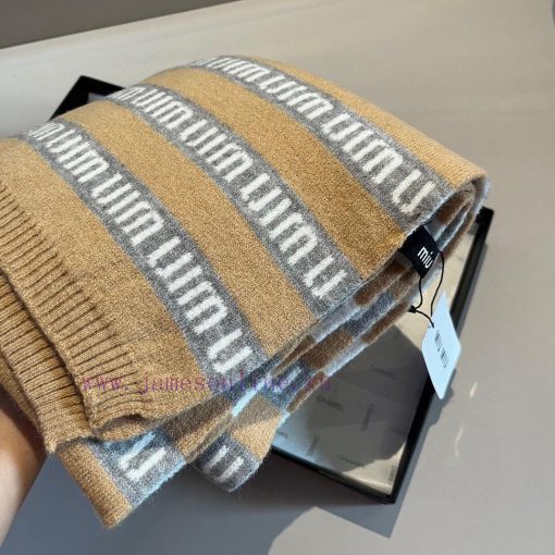Miumiu Knitted Scarf, Super Kawaii Color, Skin friendly Soft Knitted Fabric, Specification 1dl8ymf28 - Image 4