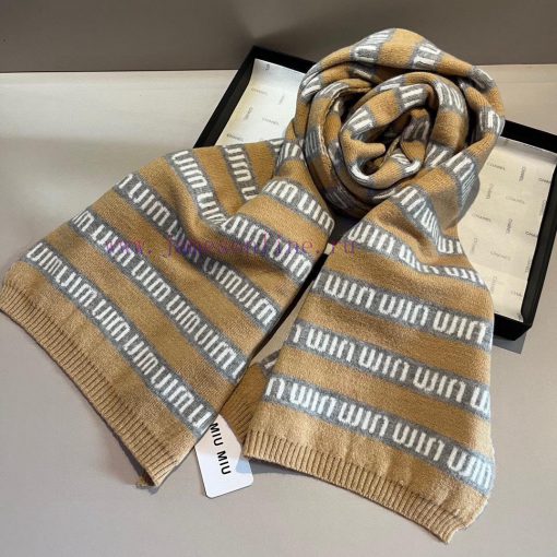 Miumiu Knitted Scarf, Super Kawaii Color, Skin friendly Soft Knitted Fabric, Specification 1dl8ymf28 - Image 8