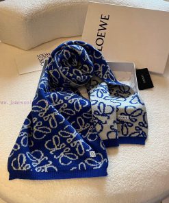 LOEWE official new knitted scarf, men's and women's scarves, size 175 * 32ns0f44zo