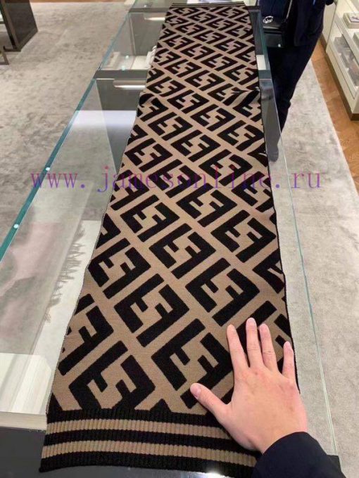 Fendi Knitted Scarf, a popular item on the internet that instantly connects everyone, exudesahrc5g8x - Image 6