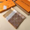 Lv's 2023 new checkerboard embroidered scarf with exquisite color matching, supplied with Katyb95kng