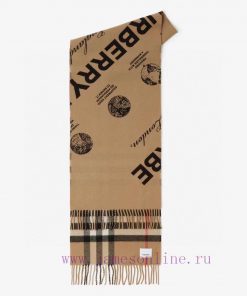 Welfare Burberry double-sided dual-use label printed cashmere scarf 🧣 Italian made scarf, ma358287fq