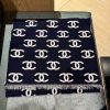 Chanel 2023 New Autumn/Winter Classic Series ScarfThe ultimate collision of black and white,v8oz3rc2