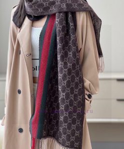 Family welfare Gucci's very nice men's scarf~Love the fabric, cashmere has a soft and sticky9k68sli1