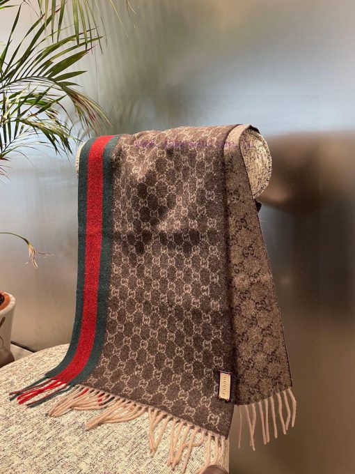 Family welfare Gucci's very nice men's scarf~Love the fabric, cashmere has a soft and sticky9k68sli1 - Image 7