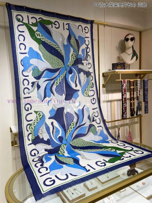 The newly released scarf will shine brightly. The new customer supplied silver thread+sequina67unwkg - Image 4