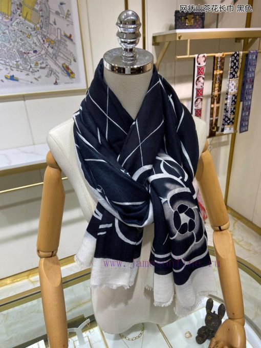 New Xiangjia Mesh Camellia Long Scarf, Cashmere Long Scarf, Grab VIP Recommendation, Hurry Uhqh94e3w - Image 5
